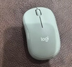罗技（Logitech）M221 轻音鼠标 无线鼠标 办公鼠标 对称鼠标 带无线微型接收器 米白色 实拍图