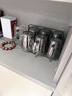 格娜斯 玻璃杯水杯茶杯杯子套装家用待客带把牛奶杯高颜值泡茶杯杯架 实拍图