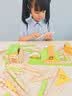 凝彬德国鲁班榫卯结构积木diy拼装建筑益智玩具3-6岁男女孩生日礼物 【儿童城堡积木屋】可拼多种造型+126片磁力片拼图 六一儿童节-圣诞元旦-新年礼物-送礼佳品 实拍图