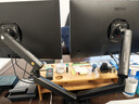 NB双屏显示器支架 机械臂一拖二电脑显示屏支架臂 多屏扩展桌面夹式底座 屏幕升降悬空托增高架A5C 实拍图