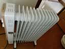 美的（Midea）油汀取暖器 家用电暖器13片油丁电暖气片卧室客厅大面积全屋节能省电烘衣加湿防烫 13片 机械式 NY2213-18GW 全屋升温 实拍图