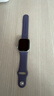 Apple/苹果 Watch S11 智能手表GPS款42毫米银色铝金属表壳雾紫色运动型表带S/M MEUT4CH/B 实拍图
