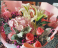 艾斯维娜母亲节鲜花速递向日葵混搭花束生日礼物全国同城配送 绣球粉玫瑰大花束 实拍图