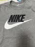 耐克(NIKE)男短袖T恤 纯棉 运动休闲 经典简约AR5005-063调暗灰M 实拍图