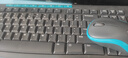 罗技（Logitech）MK275 键鼠套装 无线键鼠套装 办公键鼠套装 全尺寸 商务键鼠套装 带无线2.4G接收器 黑蓝色 实拍图