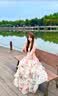 雪妃蓝琪（XUEFEILANQI）法式粉色碎花连衣裙子女春夏季2026新款穿搭一整套针织开衫半身裙 粉色开衫+白色吊带+碎花半身裙 M 【建议90-110斤】 晒单实拍图