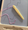 欣格超大号儿童磁性画板玩具加大加宽3-6岁男孩女孩DIY绘画涂鸦板婴儿可擦写可珠算写字板宝宝生日礼物 蓝色 实拍图