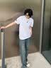 卡帕（Kappa）背靠背2026新款夏季男士短袖跑步运动t恤女半袖上衣男K0E32TD70D 漂白-001 XL （尺码推荐适合180/100A） 实拍图