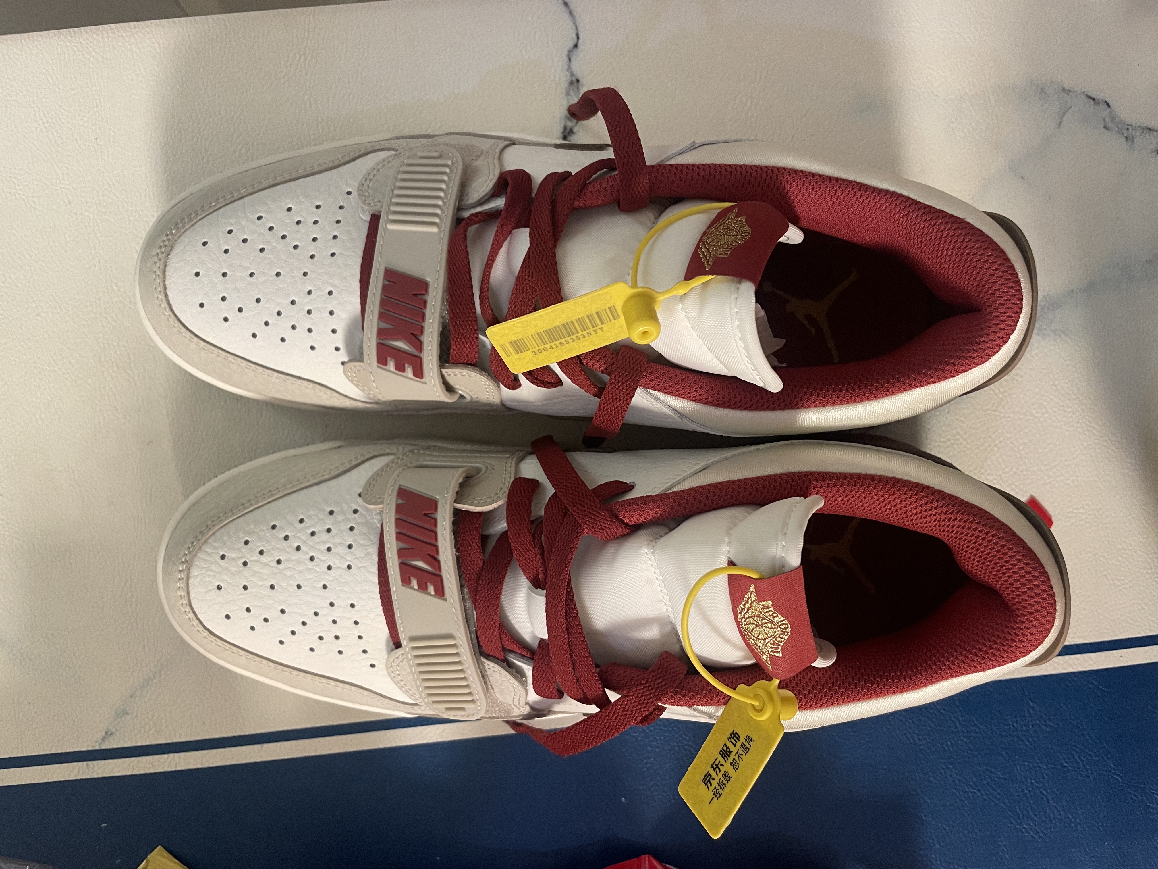 Jordan男子马年限定 LEGACY 312 CNY休闲鞋IQ9783-121帆白/棕44 实拍图