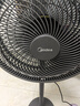 美的（Midea） 电风扇 家用风扇7叶落地扇立式轻音节能大风量电扇台扇迷你扇台立两用转页扇空气循环扇安静低音 语音遥控丨4段高度 3重飓风·SAI30AN 家用落地扇 实拍图