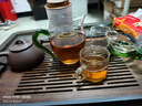 高茗日式公道杯玻璃茶具分茶器带茶漏一体泡茶杯高端公杯茶海茶漏套装 绿把公杯+茶漏400ml 实拍图