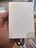 西部数据（WD）移动硬盘2TB USB3.0 My Passport随行版2.5英寸 白 机械硬盘 笔记本电脑外接 大容量加密 家庭存储 实拍图