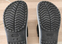卡骆驰（CROCS）贝雅卡骆班洞洞鞋轻便耐磨一脚蹬休闲鞋女鞋时尚沙滩鞋|205089 黑色/白色-066 37 /38(230mm) 实拍图