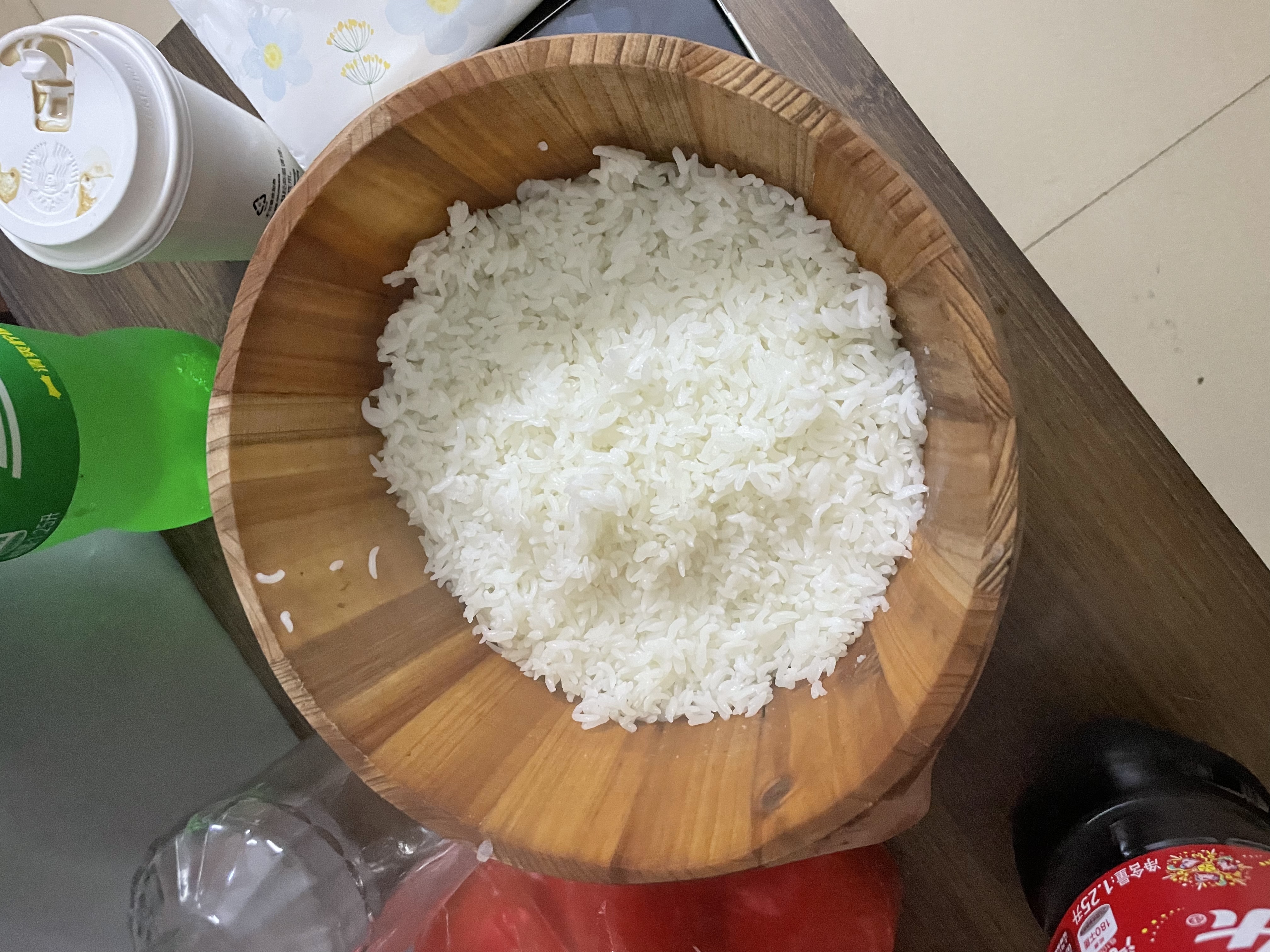 黄一府（HUANG YI FU）天然精选优质杉木家用蒸饭木桶原木蒸子木桶饭大小蒸米饭甑子 21厘米(提手盖子款.蒸1.5斤米) 实拍图