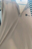 冰丝保罗有领男士短袖T恤夏季潮流翻领子衬衫领POLO衫半袖上衣服 潮社坊-R23杏色 (冰丝凉感) 2XL （建议140-155斤以内） 实拍图