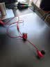极度未知（HYPERX）云雀2/3入耳式电竞游戏耳机有线3.5mm接口笔记本电脑手机csgo吃鸡绝地求生fps游戏耳麦三角洲行动 【云雀3S加强/红】2026新品 入耳式游戏耳机 实拍图