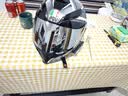 AGV K5S摩托车双镜片头盔机车跑盔男女骑行全盔四季通用安全帽3C TEMPEST/BLACK/SILVER L（适合58-59头围） 实拍图