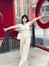 灿图韩系纯色正肩短袖t恤女装夏季新款内搭打底衫百搭修身显瘦上衣服 花灰色 M 实拍图