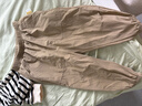 嘟嘟家宝宝裤子夏季儿童防蚊裤薄款男童工装裤女童童装衣服 卡其色 100 实拍图