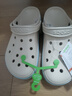 卡骆驰（CROCS）贝雅卡骆班洞洞鞋轻便耐磨一脚蹬休闲鞋女鞋时尚沙滩鞋|205089 冬日白/彩色-1LI 44 (280mm) 实拍图