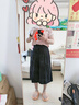 浪莎七分裙裤女薄款冰丝女裤宽松遛弯垂感百搭休闲小个子休闲裤 实拍图