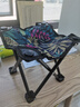 椅子板凳小椅子户外钓椅马扎钓鱼便捷多功能超轻四角凳子马扎 枫叶蓝色【ABC增加承重】 实拍图