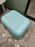 美丽雅塑料家用小板凳子 加厚防滑矮凳儿童浴室洗澡换鞋凳 蓝色1只 实拍图