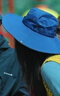 目丸登山防晒帽男女西部牛仔遮阳帽渔夫帽防紫外线太阳帽户外钓鱼帽子 藏青色【12cm大檐防水速干】 帽围(54cm-62cm) 实拍图