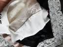 草本初色女士内裤女10A抑菌桑蚕丝加长底裆法式性感纯欲蕾丝轻氧透气裤衩 实拍图