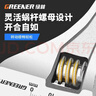 绿林（GREENER）活动扳手12寸家用套装工具万能活口扳手大开口多功能卫浴活络扳手 实拍图