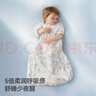 贝肽斯婴儿防惊跳睡袋包巾夏季单层新生儿襁褓包被宝宝睡觉神器 兔语M 实拍图