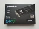宏碁掠夺者（PREDATOR）1TB SSD固态硬盘 M.2接口(NVMe协议) GM7系列｜NVMe PCIe 4.0读速7200MB/s  AI电脑存储配件 实拍图