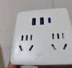 公牛（BULL）20W PD苹果快充插座扩展器一转多/一转四转换插头/转换器/插排 86型 4位总控开关+USB GN-9322KQ 实拍图