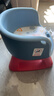 日康（rikang）宝宝餐椅 叫叫椅婴儿学坐椅多功能儿童吃饭餐桌 RK-X2009-3 蓝色 实拍图