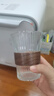 【采销严选】玻璃水杯带杯架套装家用茶杯防烫束腰耐热客厅水杯 杯架+六只风琴杯 320ml 1只 实拍图