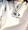 MOLCNANA同款南京锁项链潮男女朋克情侣吊坠小众设计送男朋友生日礼物 L0913南京锁项链 实拍图