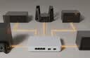 【95成新】小米（MI）万兆交换机 磅礴带宽 即插即用 2个10G SFP+口 自由定义 静音设计 桌搭美观交换机   实拍图