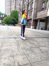 361°儿童运动鞋男女童(3-12岁)防撞鞋头密网休闲跑鞋 紫 34 实拍图