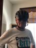 INBIKE 风镜眼镜一体山地车自行车骑行头盔男女安全帽单车装备 黑红-配灰色镜片 实拍图