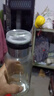 【送杯套】大容量加厚玻璃杯子便携杯茶水分离带杯套泡茶水杯 透明 1000ml吨吨桶 1只装 实拍图