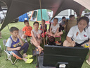 361°儿童短裤夏季男女童3-12岁透气运动裤梭织五分裤 黑 160 实拍图