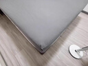 京东京造 悦柔床笠 120g加厚耐用磨毛A类床罩床垫保护套 1.5米床 科技灰 实拍图