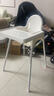 宜家（IKEA）ANTILOP安迪洛高脚椅宝宝餐椅婴儿餐椅儿童椅学坐椅多功能椅子 白色（含桌板）（座位尺寸：22*25cm） 实拍图