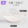 婧麒（JOYNCLEON）哺乳文胸孕妇内衣怀孕期哺乳薄款喂奶文胸产后前开扣无钢圈托聚拢 灰色3128【薄款透气聚拢】 85B 实拍图