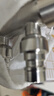普湃洗衣机龙头转接头分流器双出水4分水嘴一进二出免拆活接分水阀一分二转接头304不锈钢三通角阀 实拍图