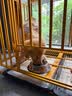梵昇昱狗笼子中小型大型犬家用围栏狗笼室内分离带厕所猫咪兔子大型猫窝 三面加粗方管【黄色】 110*72*95cm（建议50斤内狗狗） 实拍图