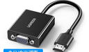 绿联HDMI转VGA转换器 视频转接头带USB-C供电 适用笔记本电脑台式机电视盒子显示器投影仪连接线90813 实拍图