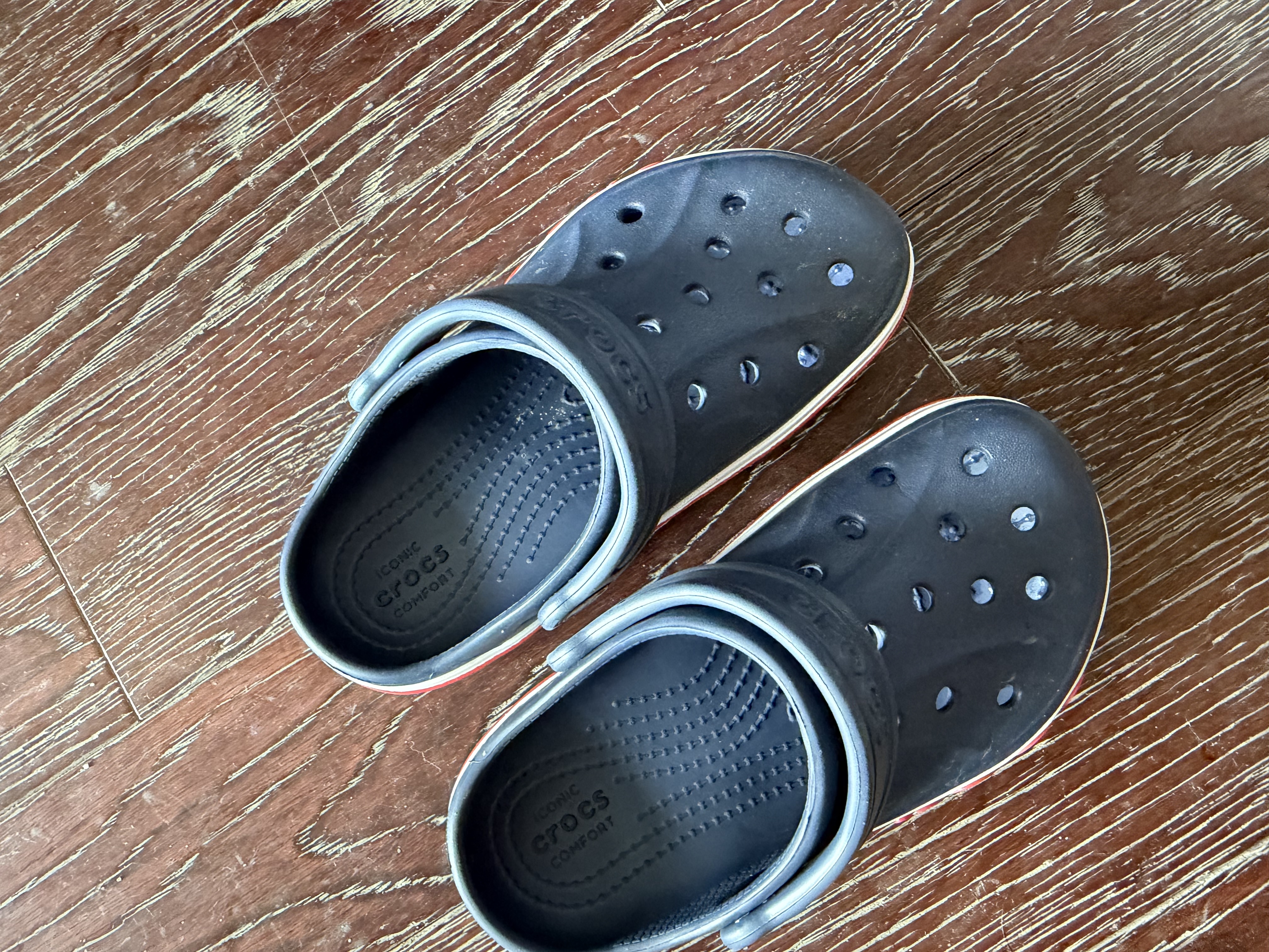卡骆驰（CROCS）贝雅卡骆班儿童洞洞鞋沙滩鞋男女童包头拖鞋/207018/207019 深蓝色-410 28 (165mm) 实拍图