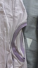 蕉内（Bananain）棉棉305H男女士睡衣睡裤纯棉情侣家居服套装春夏季长袖长裤不闷汗 【女士】粉紫 M 实拍图