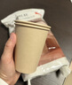京东京造 纸杯一次性杯子 加厚食品级竹纤维商务家用水杯230ml【60只】 实拍图